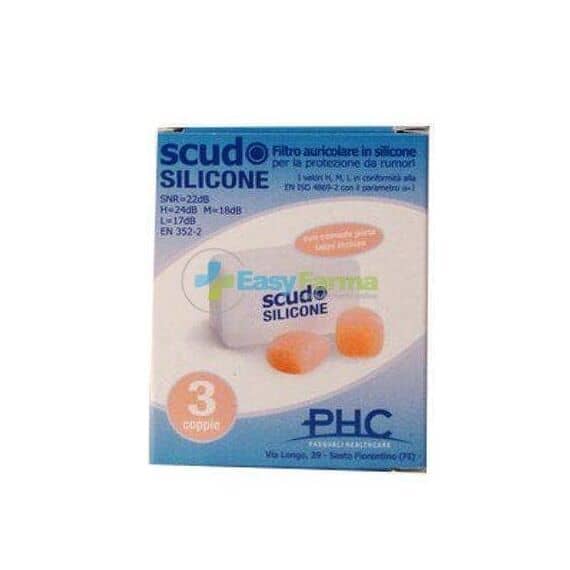Scudo Tappi Auricolari Silicone 3 Coppie | Acquista Online su Farmaclick