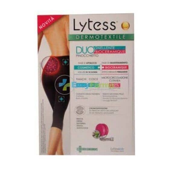 Lytess Dermotextile Duo Snellente Pinocchietto Taglia L/xl Nero | Acquista Online su Farmaclick