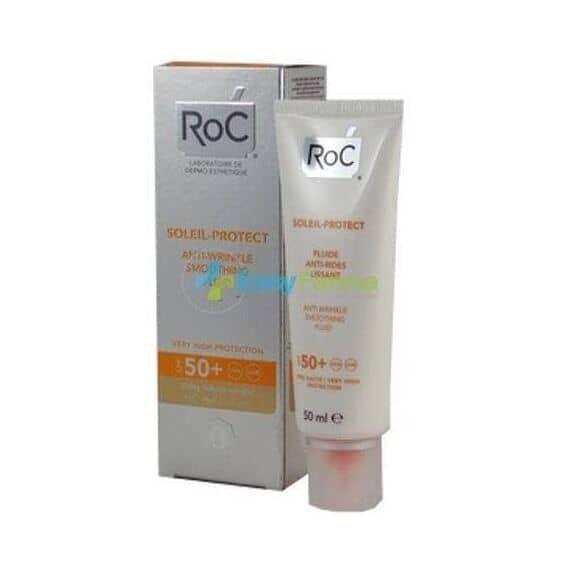 Roc Spf 50 Fluido Viso Protezione Alta 50 Ml | Acquista Online su Farmaclick