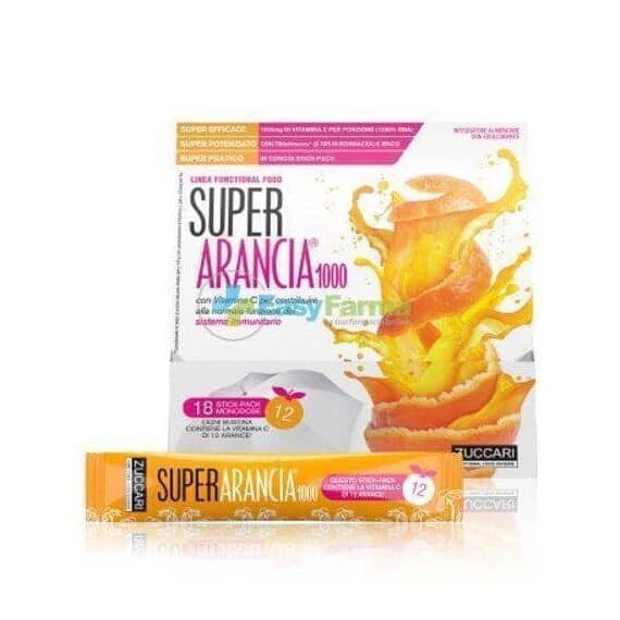 Zuccari Super Arancia 1000 Integratore Alimentare 10 Stick-pack da 3,7 G | Acquista Online su Farmaclick