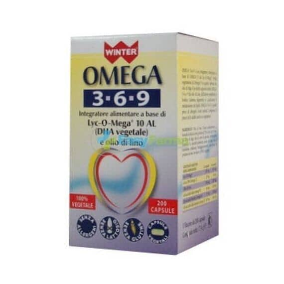 Winter Omega 3-6-9 Integratore Alimentare 200 Capsule Vegetali | Acquista Online su Farmaclick