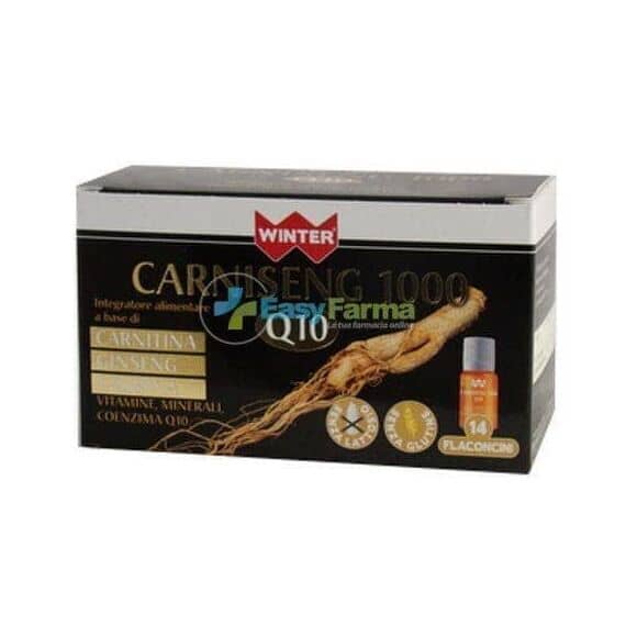Winter Carniseng 1000 Q10 Integratore Alimentare 14 Flaconcini | Acquista Online su Farmaclick