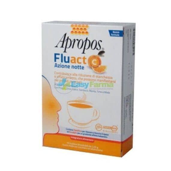 Apropos Fluact Azione Notte Integratore Alimentare 10 Bustine | Acquista Online su Farmaclick