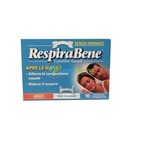 Respira Bene Cerottini Pelli Sensibili 10 Cerottini | Acquista Online su Farmaclick