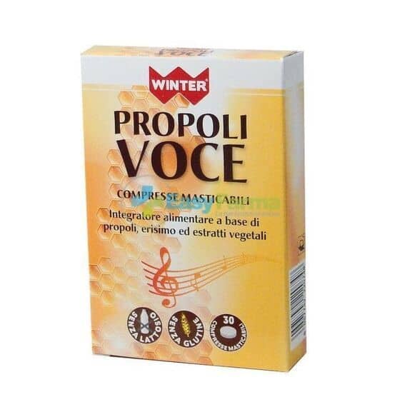 Winter Propoli Voce Integratore Alimentare 30 Compresse Masticabili | Acquista Online su Farmaclick