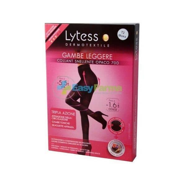 Lytess Dermotextile Collant Snellente Opaco 70d Colore Moka Gambe Leggere Taglia 2 | Acquista Online su Farmaclick