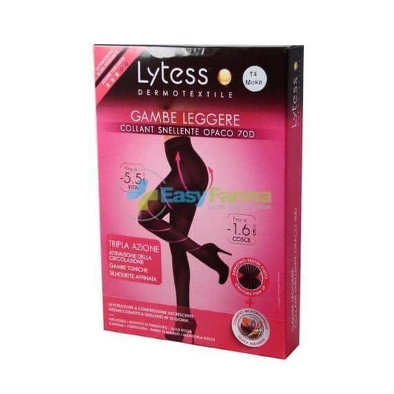 Lytess Dermotextile Collant Snellente Opaco 70d Colore Moka Gambe Leggere Taglia 4 | Acquista Online su Farmaclick
