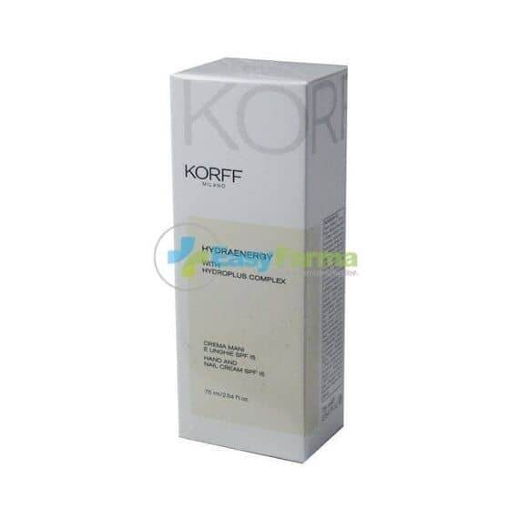 Korff Hydraenergy Crema Mani e Unghie Spf15 75ml | Acquista Online su Farmaclick