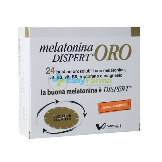 Melatonina Dispert Oro 24 Bustine Orosolubili Gusto Arancio | Acquista Online su Farmaclick