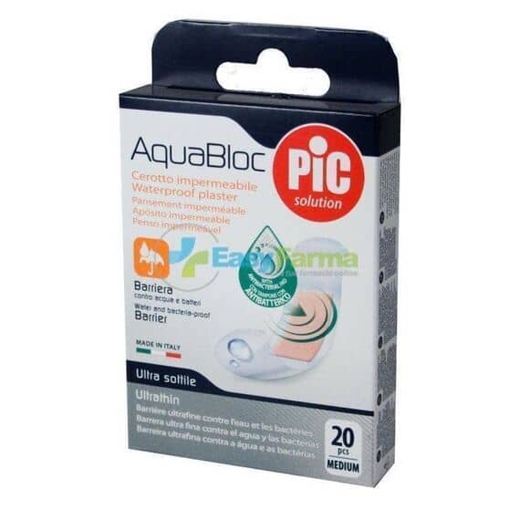Pic Acquabloc Cerotto Impermeabile 20 Pezzi Medium | Acquista Online su Farmaclick