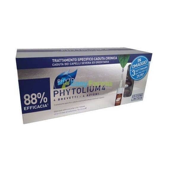 Phyto Phytolium 4 Trattamento Specifico Caduta Cronica 12 Fiale +6 Fiale Omaggio | Acquista Online su Farmaclick