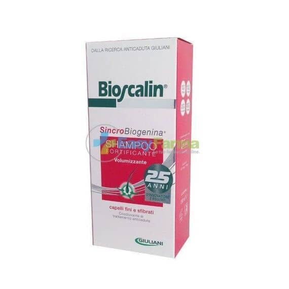 Bioscalin Sincrobiogenina Shampoo Anticaduta Fortificante Capelli Fini Sfibrati 200 Ml | Acquista Online su Farmaclick