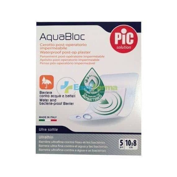 Pic Aquabloc Cerotto Post Operatorio Impermeabile 5 Pezzi 10x8 Cm | Acquista Online su Farmaclick