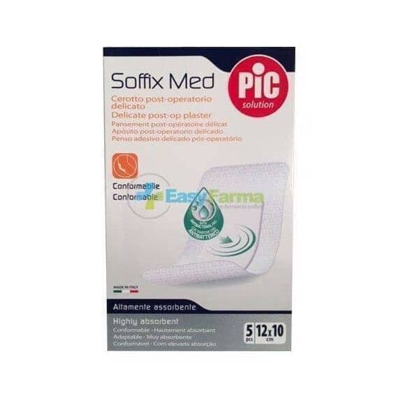 Pic Soffix Med Cerotto Post Operatorio Delicato 5 Pezzi 12x10 Cm | Acquista Online su Farmaclick