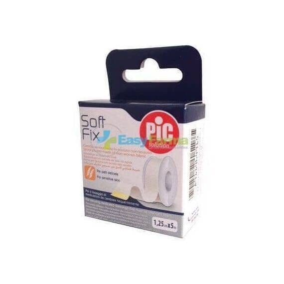 Pic Soft Fix Cerotto su Rocchetto Tessuto Non Tessuto Piccolo 1,25x500 Cm | Acquista Online su Farmaclick