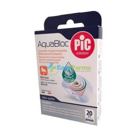 Pic Aquabloc Cerotto Impermeabile Barriera 20 Pezzi Round | Acquista Online su Farmaclick