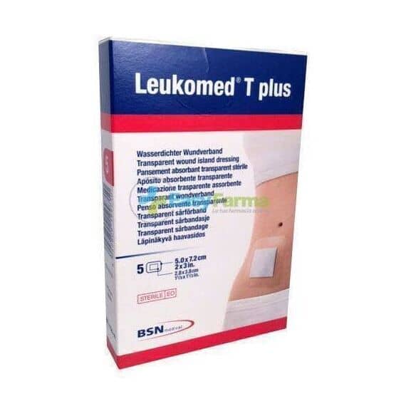 Leukomed T Plus Medicazione Trasparente Assorbente 5 Pezzi 5 per 7 Cm | Acquista Online su Farmaclick