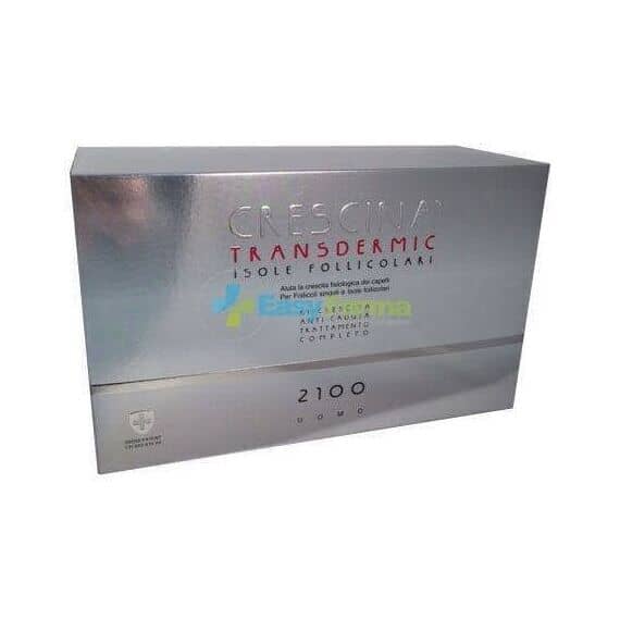 Trattamento Completo Crescina Transdermic Isole Follicolari2100 Uomo 20+20 Fiale da 3,5 Ml | Acquista Online su Farmaclick