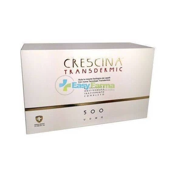 Trattamento Completo Crescina Transdermic Ri-crescita 500 Uomo 20+20 Fiale da 3,5 Ml | Acquista Online su Farmaclick