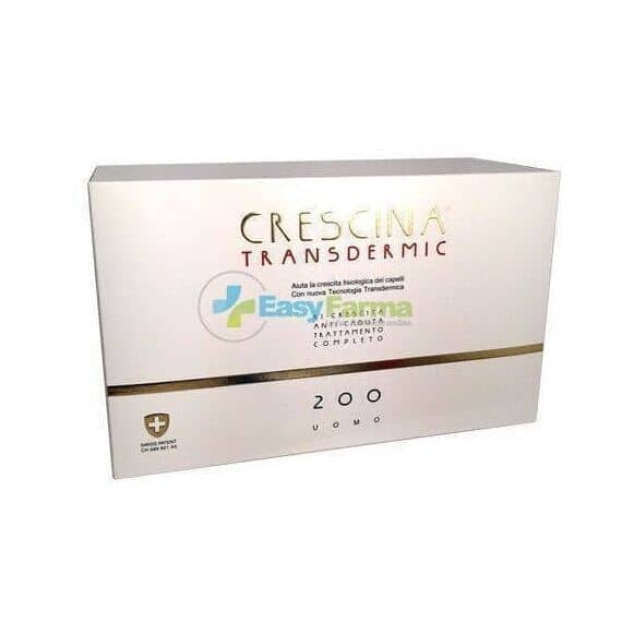 Trattamento Completo Crescina Transdermic Ri-crescita 200 Uomo 20+20 Fiale da 3,5 Ml | Acquista Online su Farmaclick