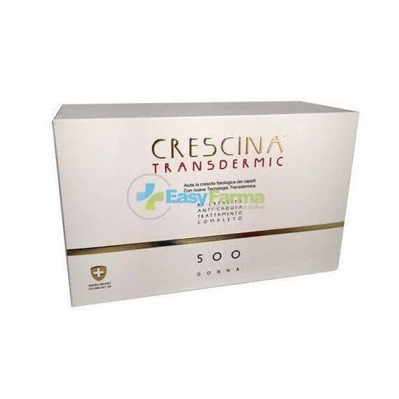 Trattamento Completo Crescina Transdermic Ri-crescita 500 Donna 20+20 Fiale da 3,5 Ml | Acquista Online su Farmaclick