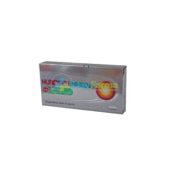 Nurofen Immedia 12 Compresse Rivestite 200mg | Acquista Online su Farmaclick