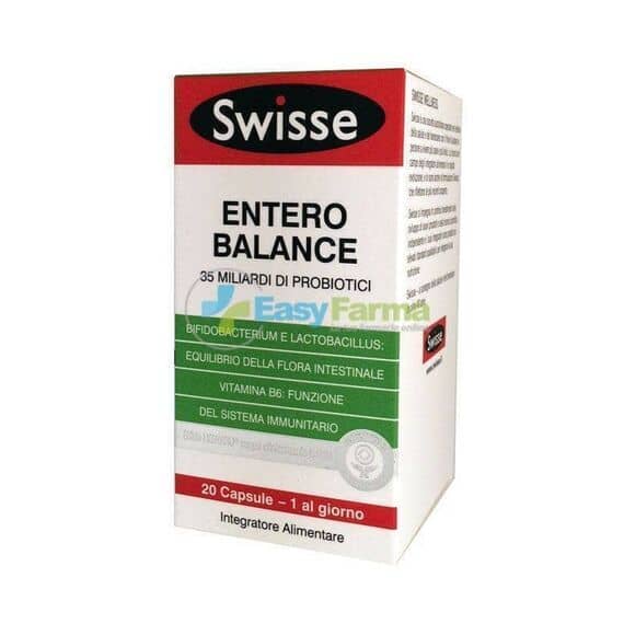 Swisse Entero Balance 35 Miliardi di Probiotici Integratore per il Benessere Intestinale 20 Capsule | Acquista Online su Farmaclick