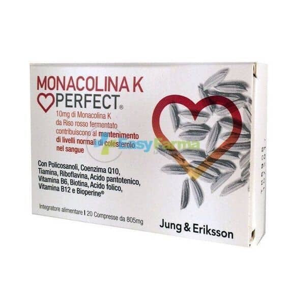 Monacolina K Perfect Integratore Alimentare 20 Compresse | Acquista Online su Farmaclick