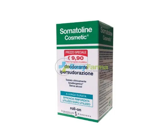 Somatoline Cosmetic Deodorant bei übermäßigem Schwitzen, langanhaltend, Roll-on, 30 ml