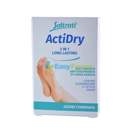 Saltrati Actidry 2 in 1 Long Lasting Trattamento Antitraspirante 2 Buste Monodose | Acquista Online su Farmaclick