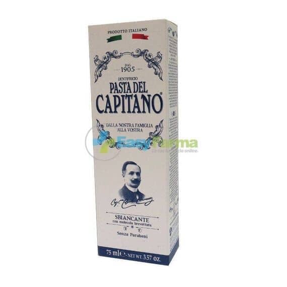 Pasta del Capitano Dentifricio Sbiancante 75ml | Acquista Online su Farmaclick