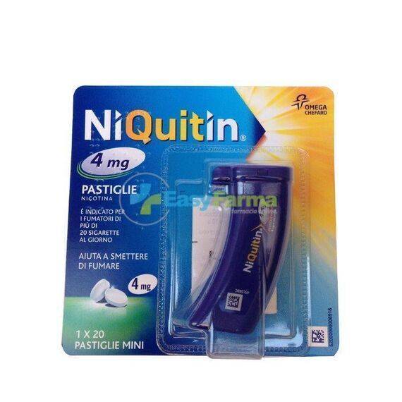 Niquitin 4 Mg 20 Pastiglie Mini | Acquista Online su Farmaclick