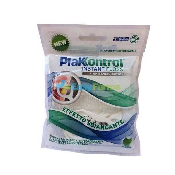 Plakkontrol Instant Floss 30 Archetti Interdentali Effetto Sbiancante | Acquista Online su Farmaclick
