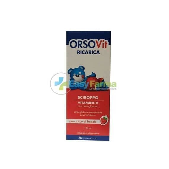 Orsovit Ricarica Sciroppo Vero Succo di Fragola 150ml | Acquista Online su Farmaclick