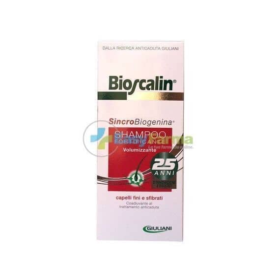 Bioscalin Sincrobiogenina Shampoo Fortificante Volumizzante 200ml | Acquista Online su Farmaclick