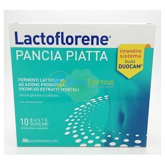 Lactoflorene Pancia Piatta 10 Buste Accoppiate da 2 + 2 G | Acquista Online su Farmaclick