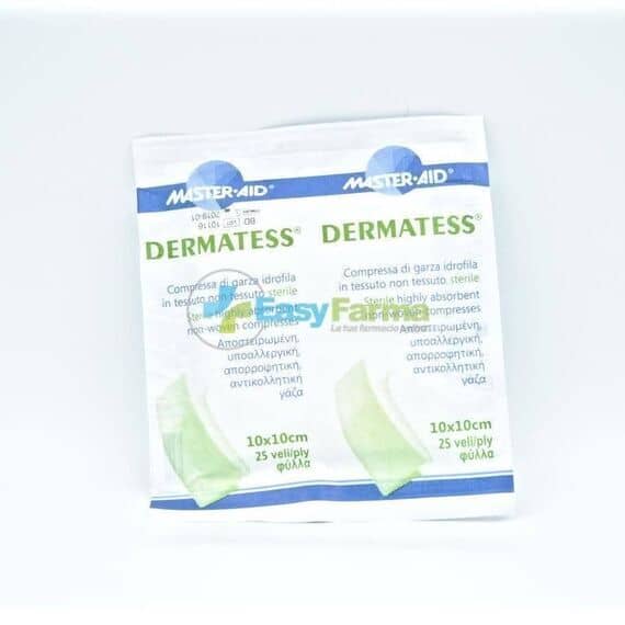 Master Aid Dermatess Garza Idrofila 10x10cm 25 Garze | Acquista Online su Farmaclick