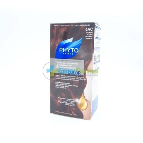Phytocolor Tintura per Capelli 6 Ac Biondo Scuro Mogano Ramato | Acquista Online su Farmaclick