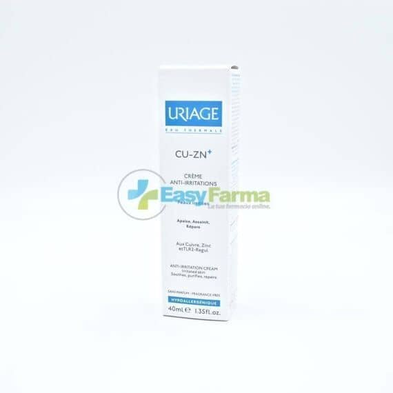 Uriage Cu-zn+ Crema Anti Irritazioni 40 Ml | Acquista Online su Farmaclick