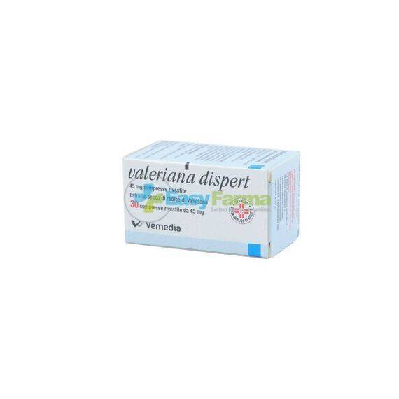 Valeriana Dispert 45 Mg 30 Compresse Rivestite | Acquista Online su Farmaclick
