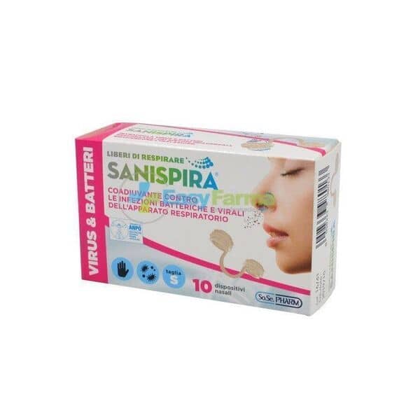Sanispira Virus e Batteri Taglia S 10 Pezzi | Acquista Online su Farmaclick
