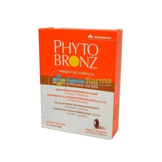 Arkopharma Phyto Bronz Integratore per L' Abbronzatura 30 Compresse | Acquista Online su Farmaclick