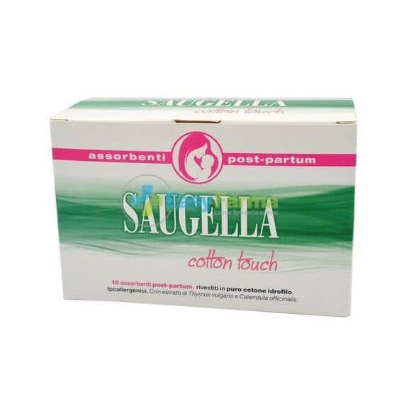 Saugella Cotton Touch Assorbenti Post Partum 10 Assorbenti | Acquista Online su Farmaclick