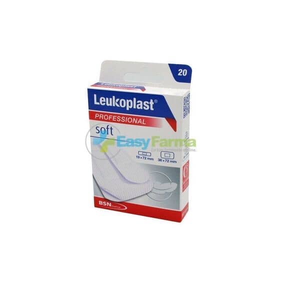 Leukoplast Professional Soft Cerotti 20 Pezzi 19 X 72 Mm - 38 X 72 Mm | Acquista Online su Farmaclick