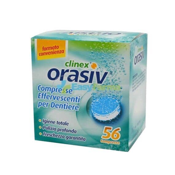 Orasiv Clinex Compresse Effervescenti per Dentiere 56 Compresse | Acquista Online su Farmaclick