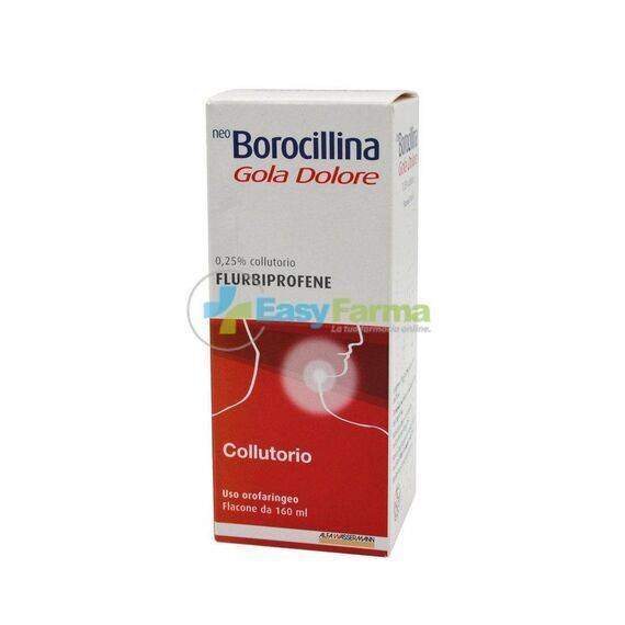 Neo Borocillina Gola Dolore Collutorio 160 Ml | Acquista Online su Farmaclick