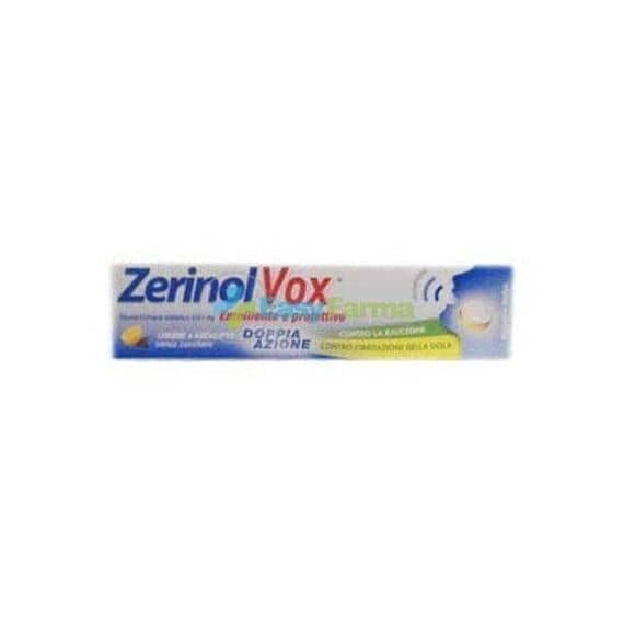 Zerinol Vox Protettivo Gola 18 Pastiglie Gusto Limone e Eucalipto | Acquista Online su Farmaclick