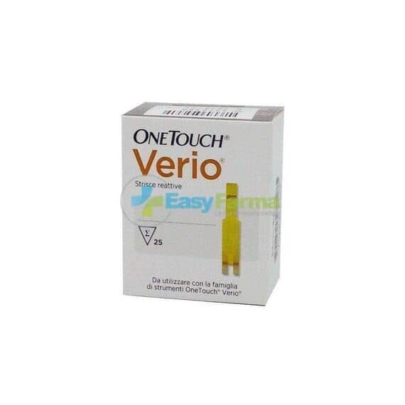 One Touch Verio Strisce Reattive 25 Pezzi | Acquista Online su Farmaclick