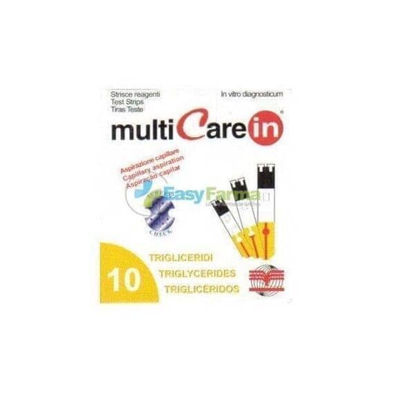 Multicare in 10 Strisce Reagenti Test Strips Trigliceridi | Acquista Online su Farmaclick