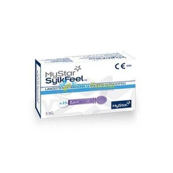 Lancette Pungidito Mystar Sylkfeel Lancets 33 Gauge 25 Pezzi | Acquista Online su Farmaclick